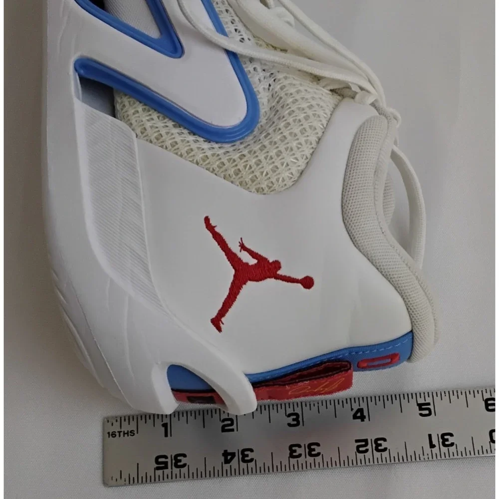 Nike Air Jordan Zoom Tatum 1 St. Louis Men's US 8 White Blue Sneakers #J5890